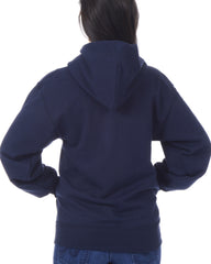 Women's Recycled Hoodie - Navy Blue Zip