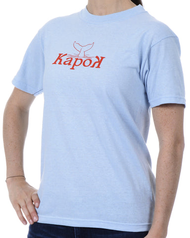 Women's Recycled Tee - Red Whale Tail